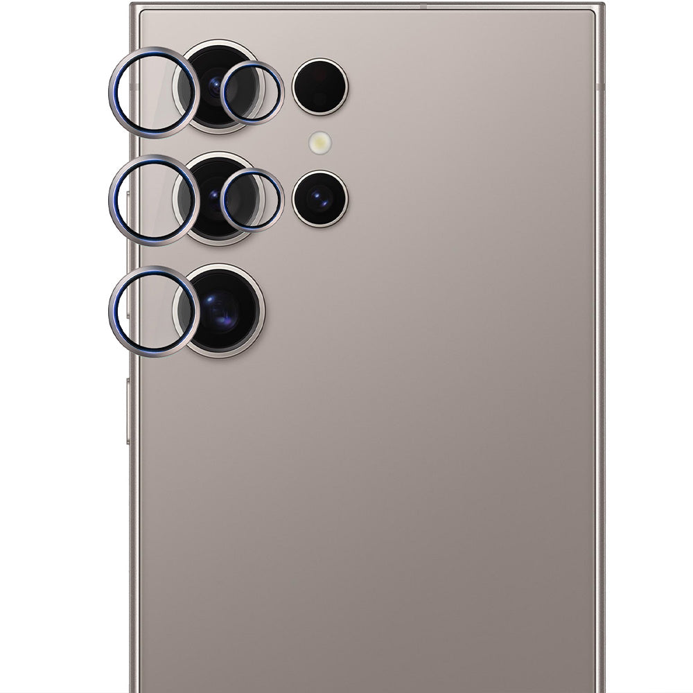 Objektivschutz für Galaxy S24 Ultra, 3mk Hardy Lens Protection Pro, Grau