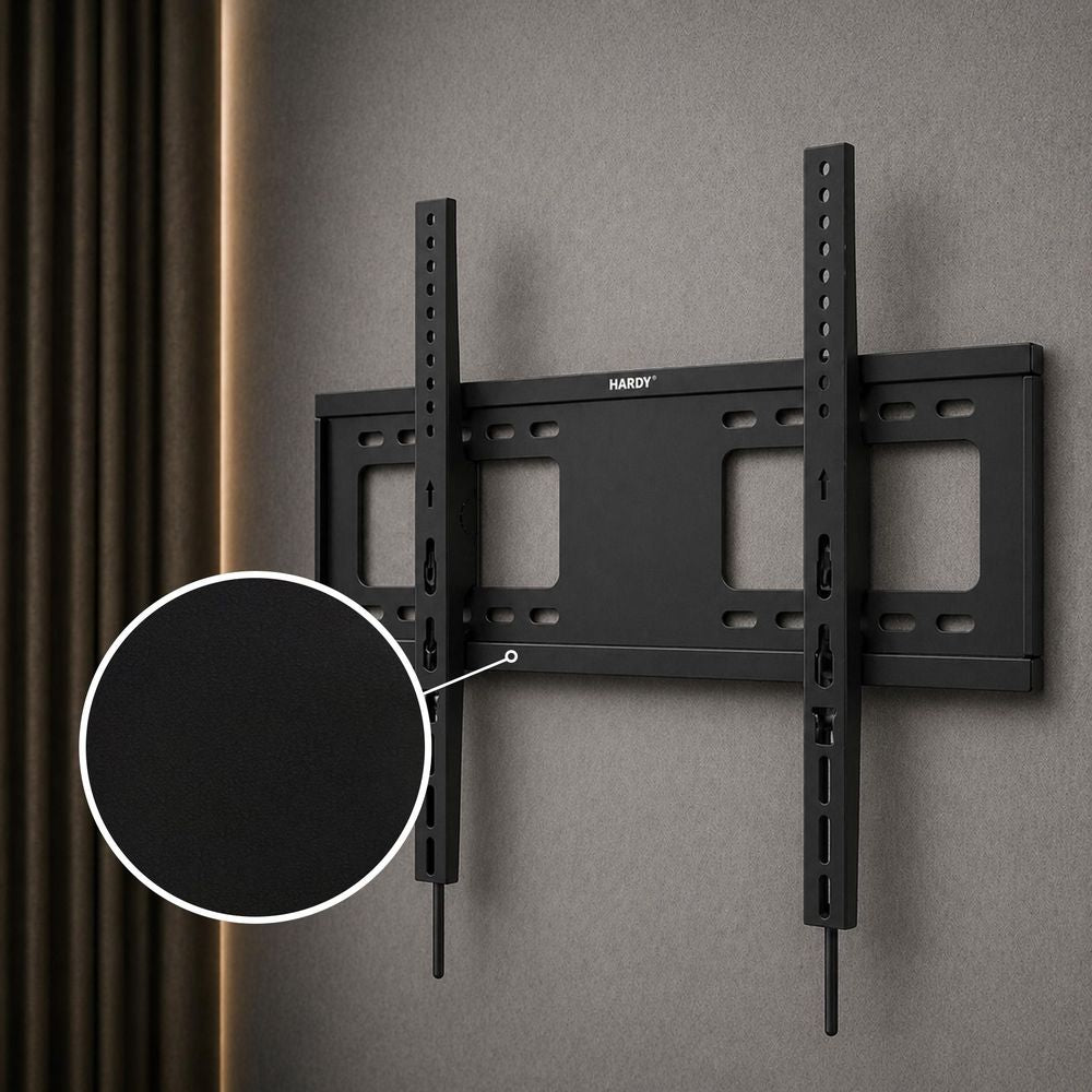 Wandhalterung für TV und Monitor 60–120" mit VESA, 3mk Hardy MaxX 120, Schwarz