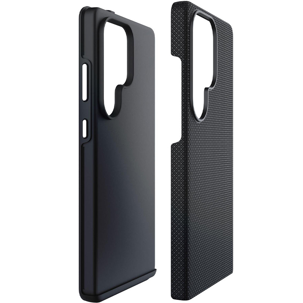 Handyhülle für Galaxy S25 Ultra, 3mk Hardy Shockproof MagCase mit MagSafe, Schwarz