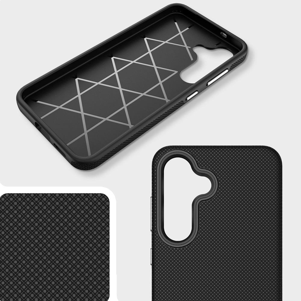 Handyhülle für Galaxy S26 FE, 3mk Hardy Shockproof MagCase mit MagSafe, Schwarz (11/12)