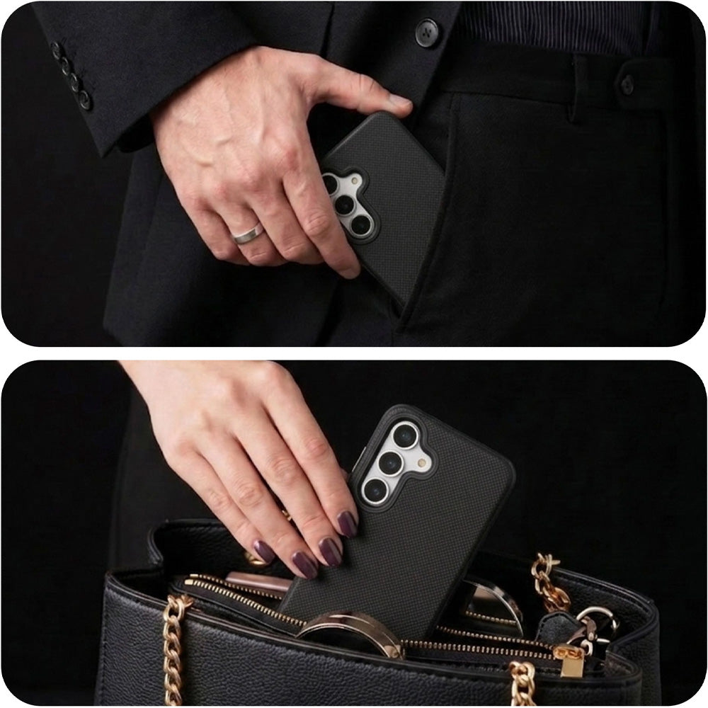 Handyhülle für Galaxy S26 FE, 3mk Hardy Shockproof MagCase mit MagSafe, Schwarz (5/12)