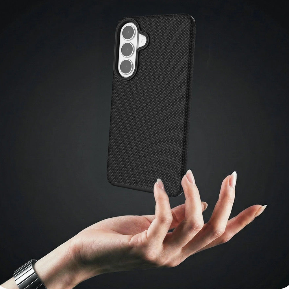 Handyhülle für Galaxy S26 FE, 3mk Hardy Shockproof MagCase mit MagSafe, Schwarz (6/12)