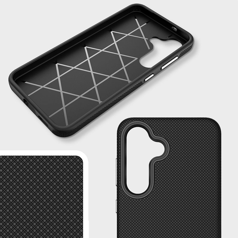 Handyhülle für Galaxy S26 Plus, 3mk Hardy Shockproof MagCase mit MagSafe, Schwarz