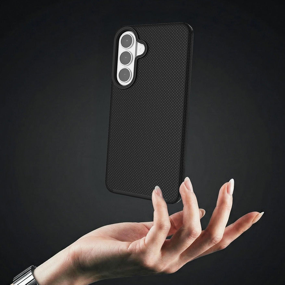 Handyhülle für Galaxy S26 Plus, 3mk Hardy Shockproof MagCase mit MagSafe, Schwarz