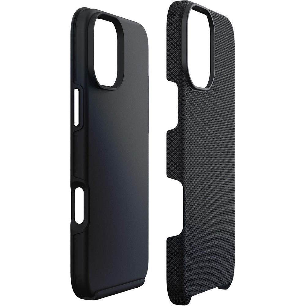 Handyhülle für iPhone 16, 3mk Hardy Shockproof MagCase mit MagSafe, Schwarz