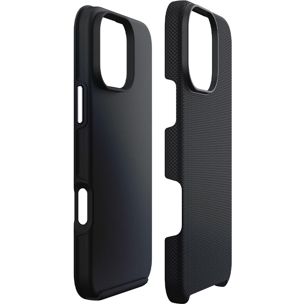 Handyhülle für iPhone 16 Pro, 3mk Hardy Shockproof MagCase mit MagSafe, Schwarz
