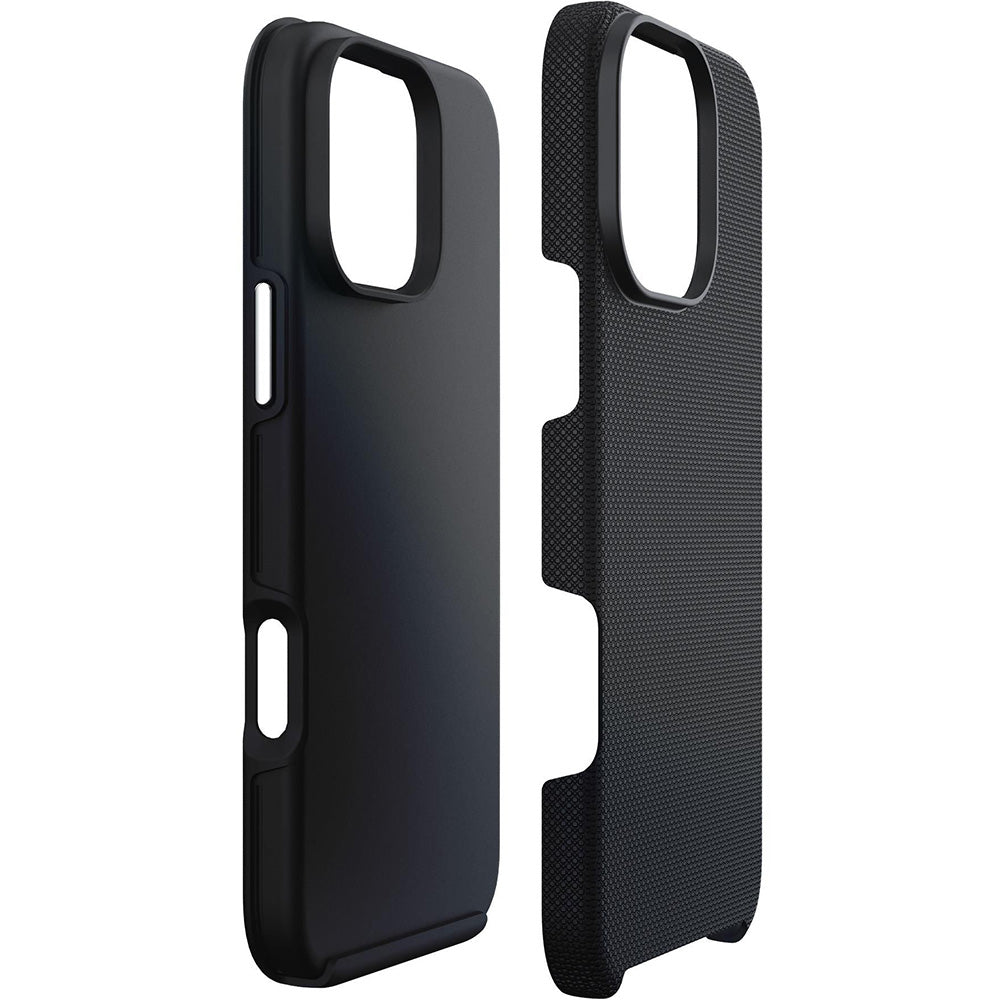Handyhülle für iPhone 16 Pro Max, 3mk Hardy Shockproof MagCase mit MagSafe, Schwarz
