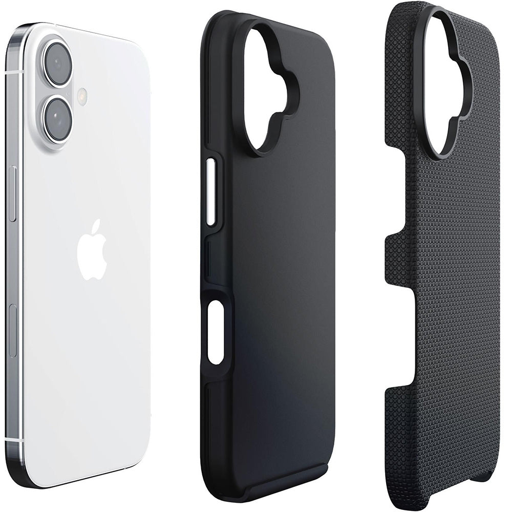 Handyhülle für iPhone 17, 3mk Hardy Shockproof MagCase mit MagSafe, Schwarz