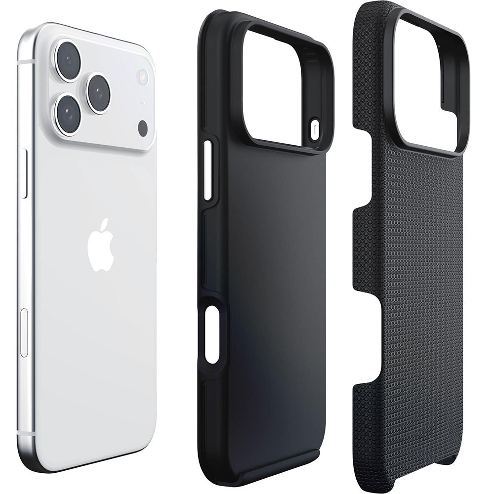 Handyhülle für iPhone 17 Pro, 3mk Hardy Shockproof MagCase mit MagSafe, Schwarz