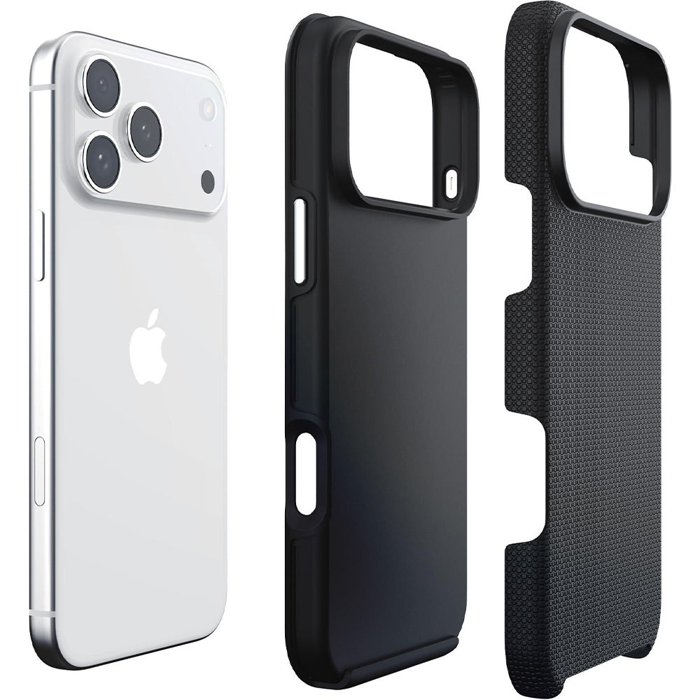 Handyhülle für iPhone 17 Pro Max, 3mk Hardy Shockproof MagCase mit MagSafe, Schwarz