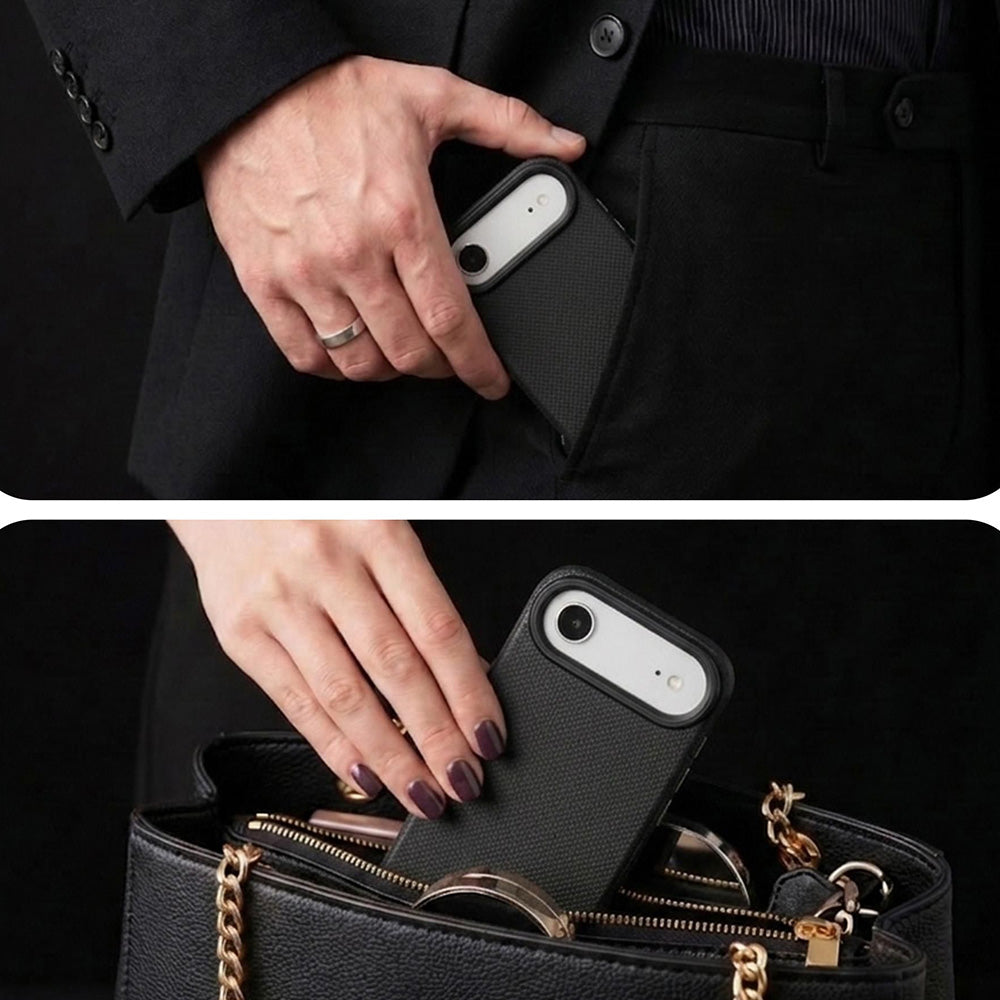 Handyhülle für iPhone Air, 3mk Hardy Shockproof MagCase mit MagSafe, Schwarz