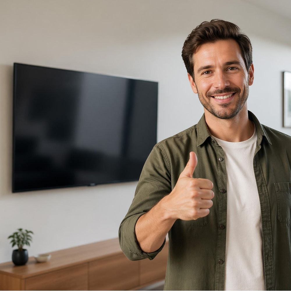 Wandhalterung für TV und Monitor 32–70" mit VESA, 3mk Hardy Xplore 35, Schwarz