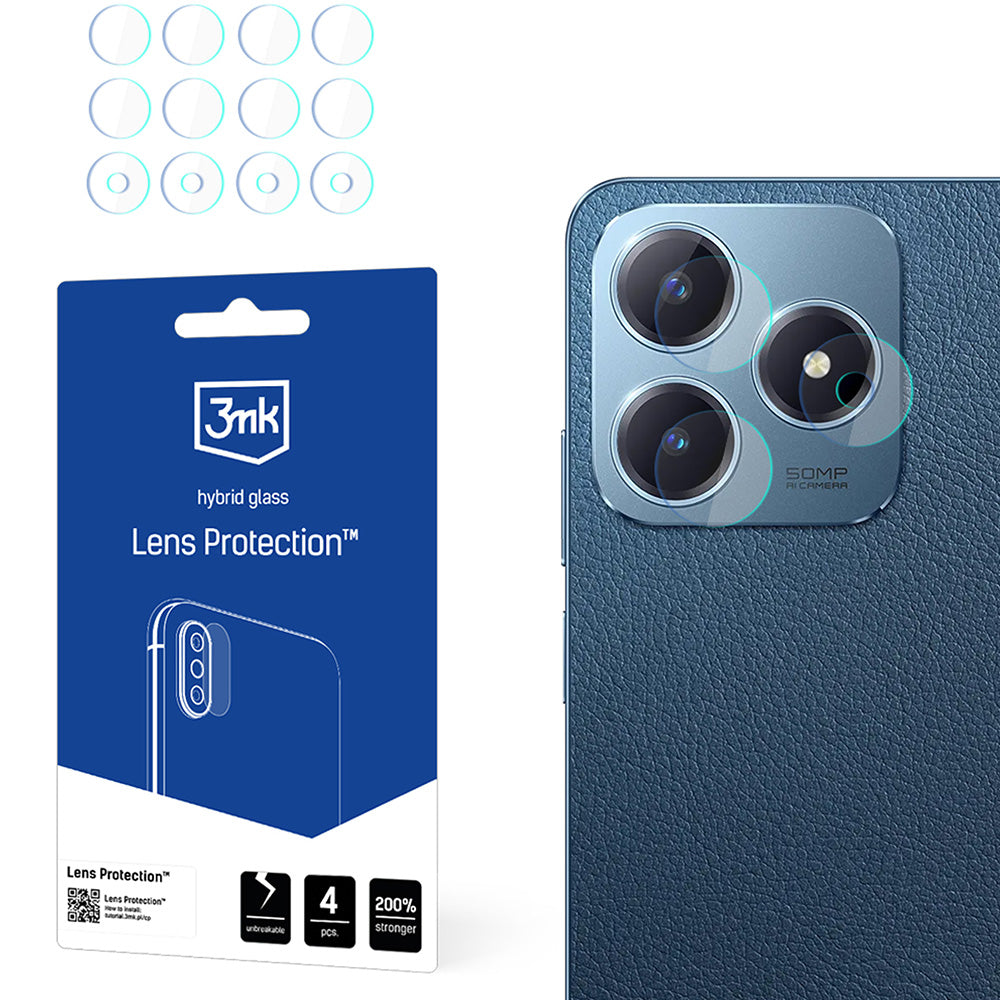 Objektivschutz für Realme C63, 3mk Lens Protection, 4 Sätze