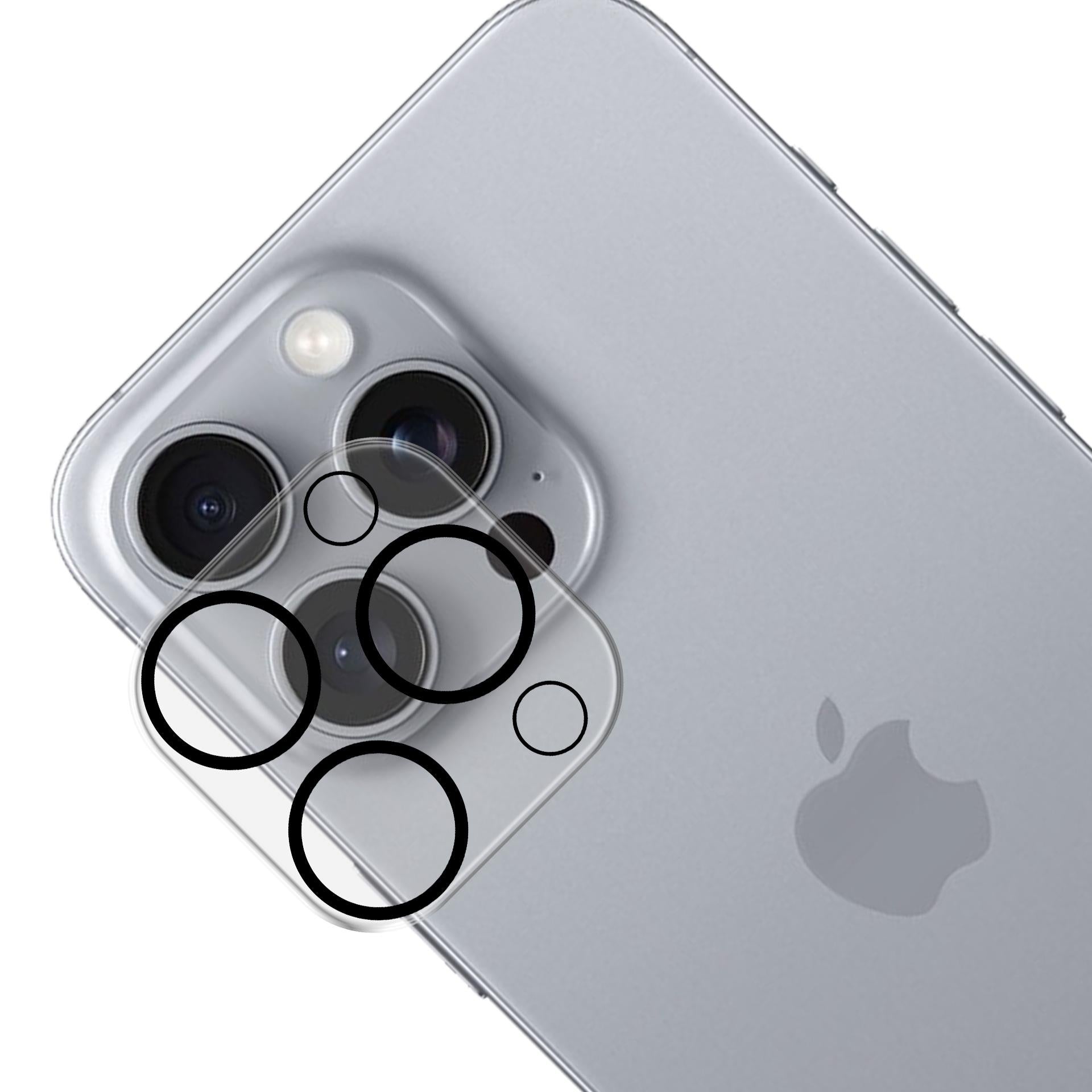 Objektivschutz für iPhone 16 Pro Max / iPhone 16 Pro, 3mk Lens Pro Full Cover