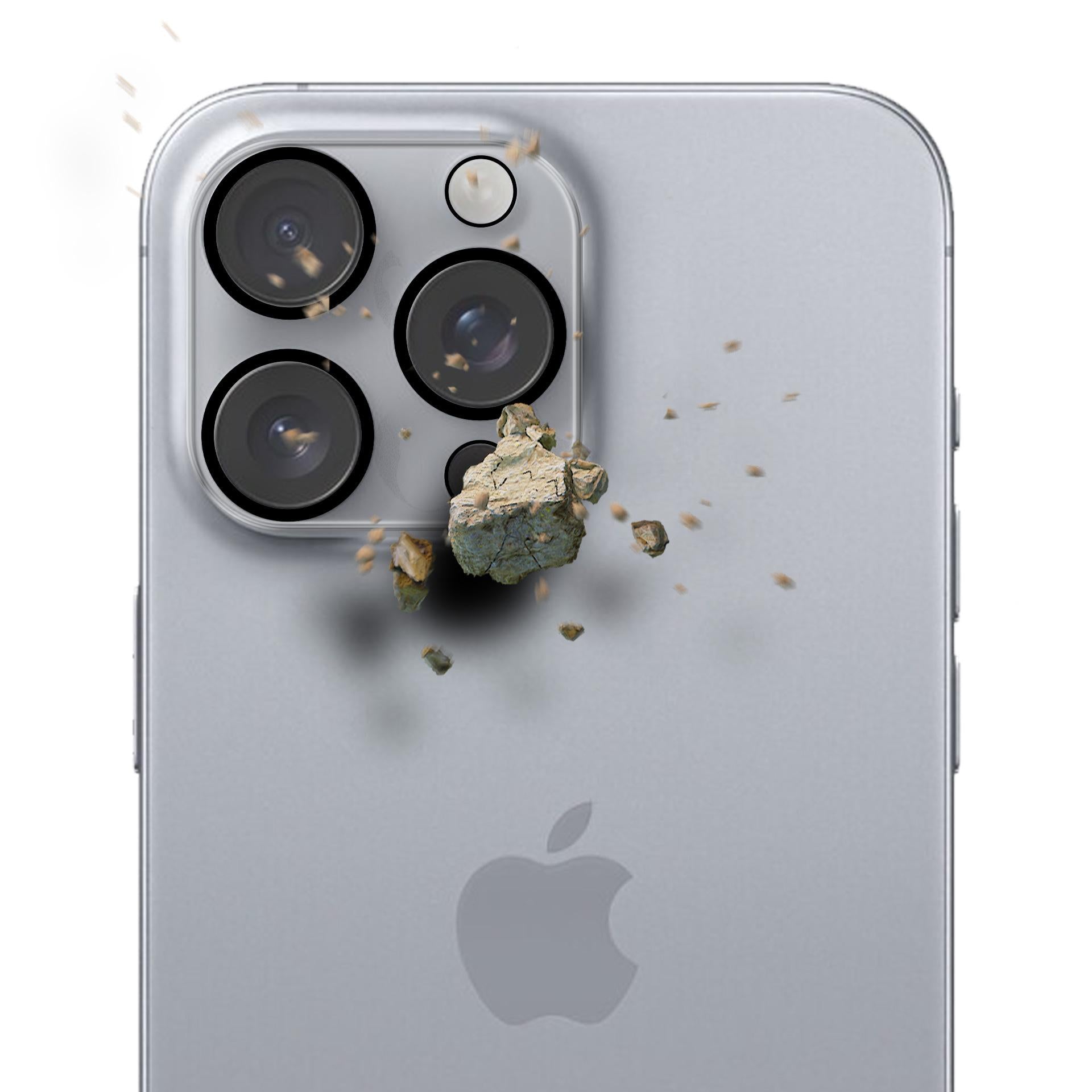 Objektivschutz für iPhone 16 Pro Max / iPhone 16 Pro, 3mk Lens Pro Full Cover