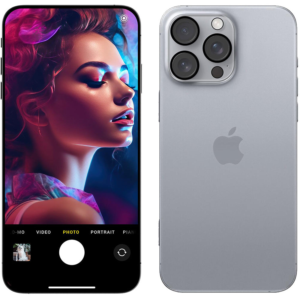 Objektivschutz für iPhone 16 Pro Max / iPhone 16 Pro, 3mk Lens Pro Full Cover
