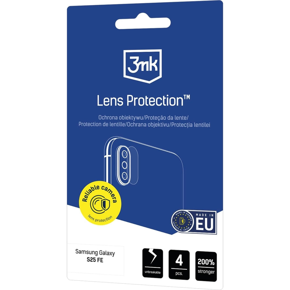 Objektivschutz für Galaxy S25 FE, 3mk Lens Protection, 4 Sätze