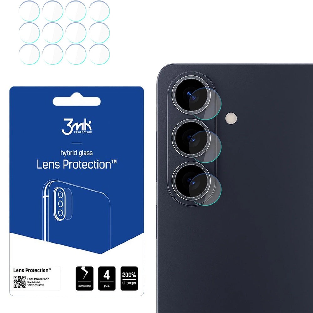 Objektivschutz für Galaxy S26 Plus, 3mk Lens Protection, 4 Sätze
