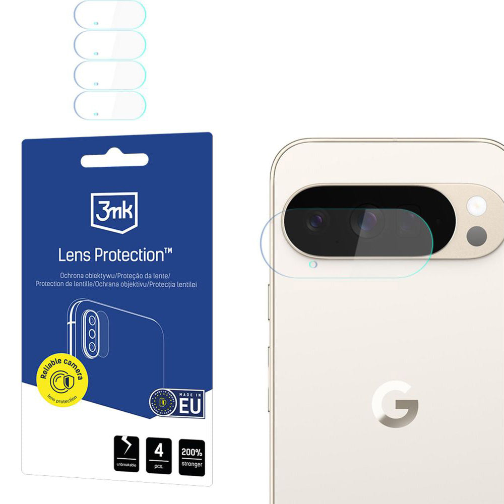 Objektivschutz für Google Pixel 10 Pro XL, 3mk Lens Protection, 4 Sätze