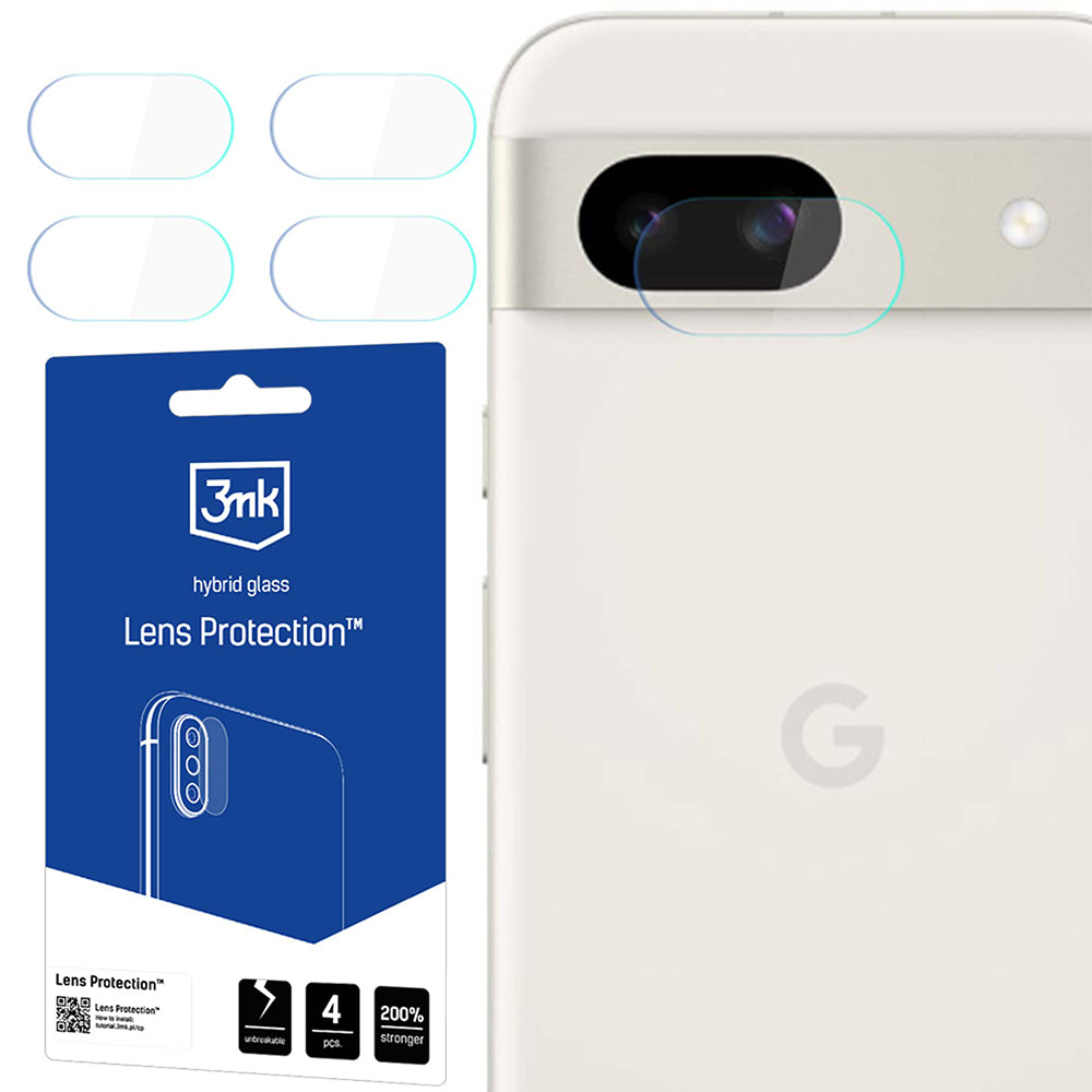 Objektivschutz für Google Pixel 8a, 3mk Lens Protection, 4 Sätze
