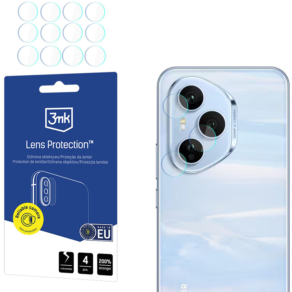 Objektivschutz für Honor 400 Pro, 3mk Lens Protection, 4 Sätze