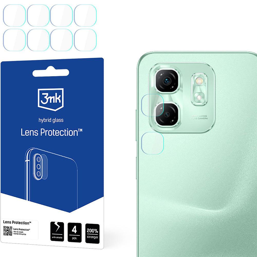 Objektivschutz für Infinix Hot 50i, 3mk Lens Protection, 4 Sätze