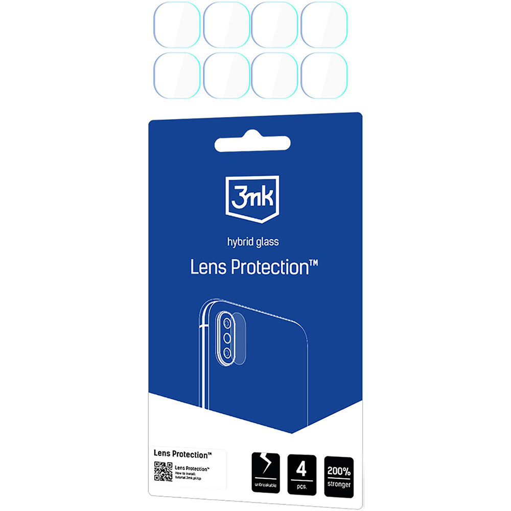 Objektivschutz für Infinix Hot 50i, 3mk Lens Protection, 4 Sätze