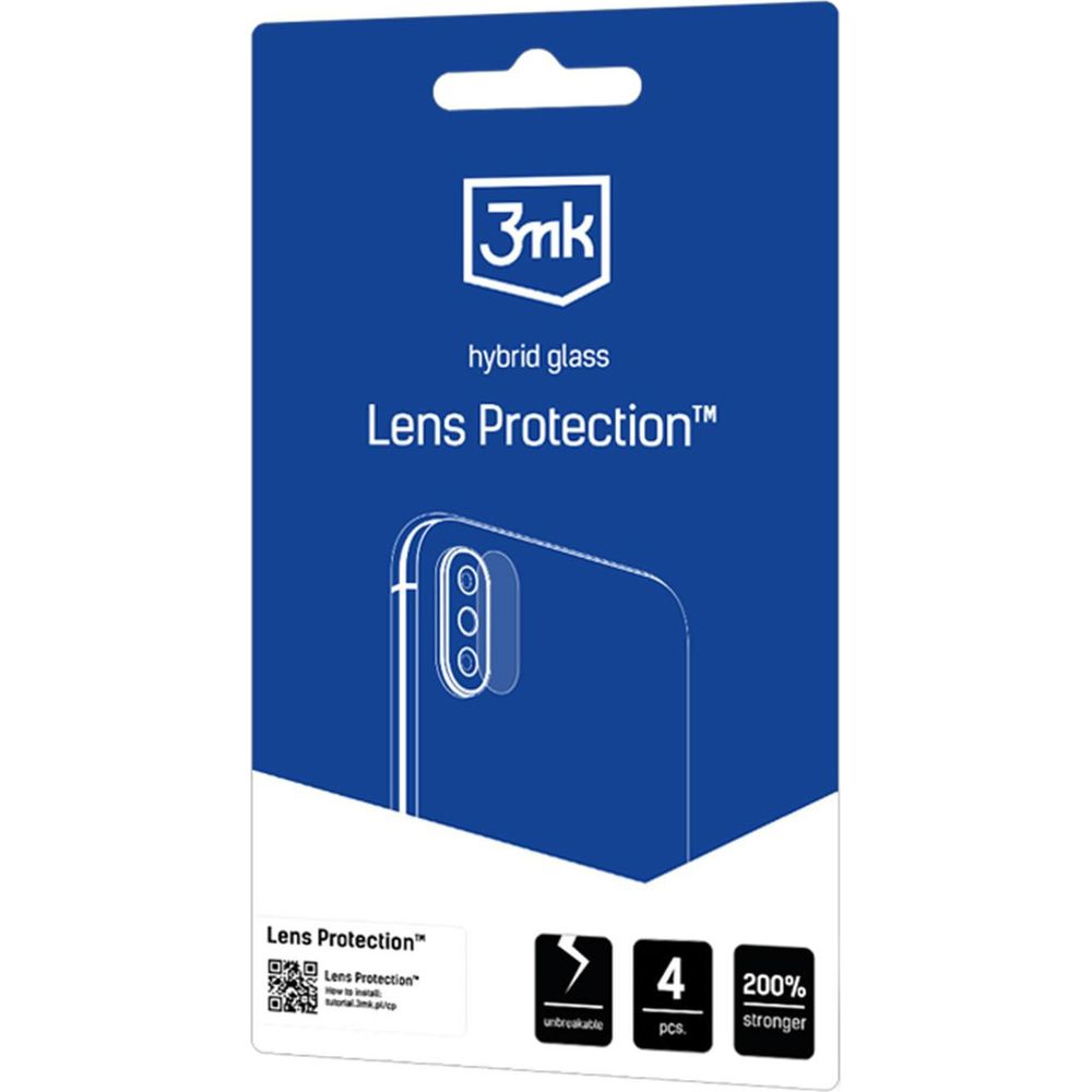 Objektivschutz für Infinix Note 50 Pro 4G / Note 50 4G, 3mk Lens Protection, 4 Sätze