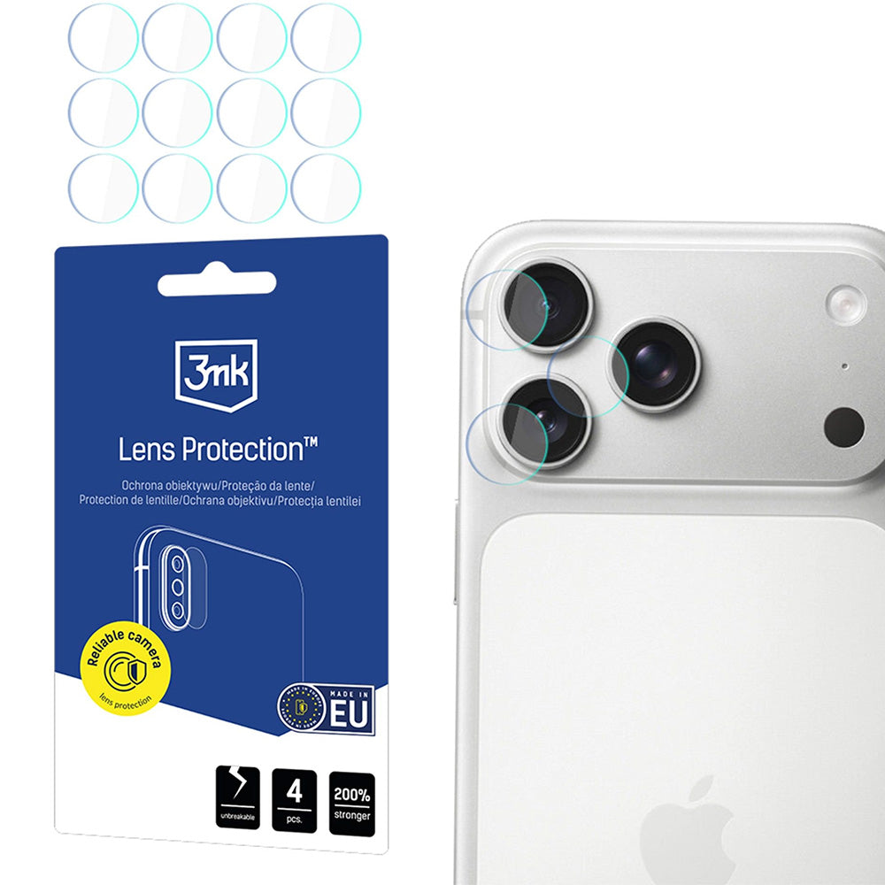 Objektivschutz für iPhone 18 Pro Max / 18 Pro, 3mk Lens Protection, 4 Sätze (1/3)