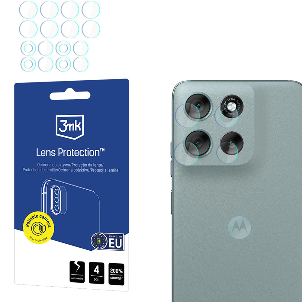 Objektivschutz für Motorola Moto G56 5G, 3mk Lens Protection, 4 Sätze