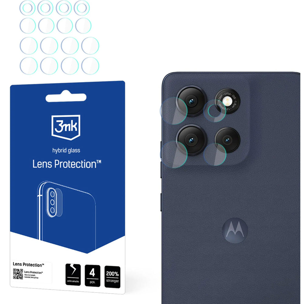 Objektivschutz für Motorola Moto G86 5G / G86 Power 5G, 3mk Lens Protection, 4 Sätze