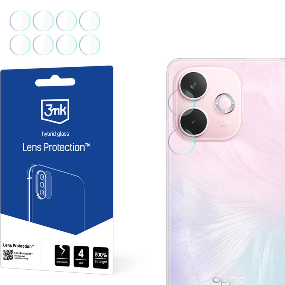 Objektivschutz für Oppo A5 Pro 5G, 3mk Lens Protection, 4 Sätze