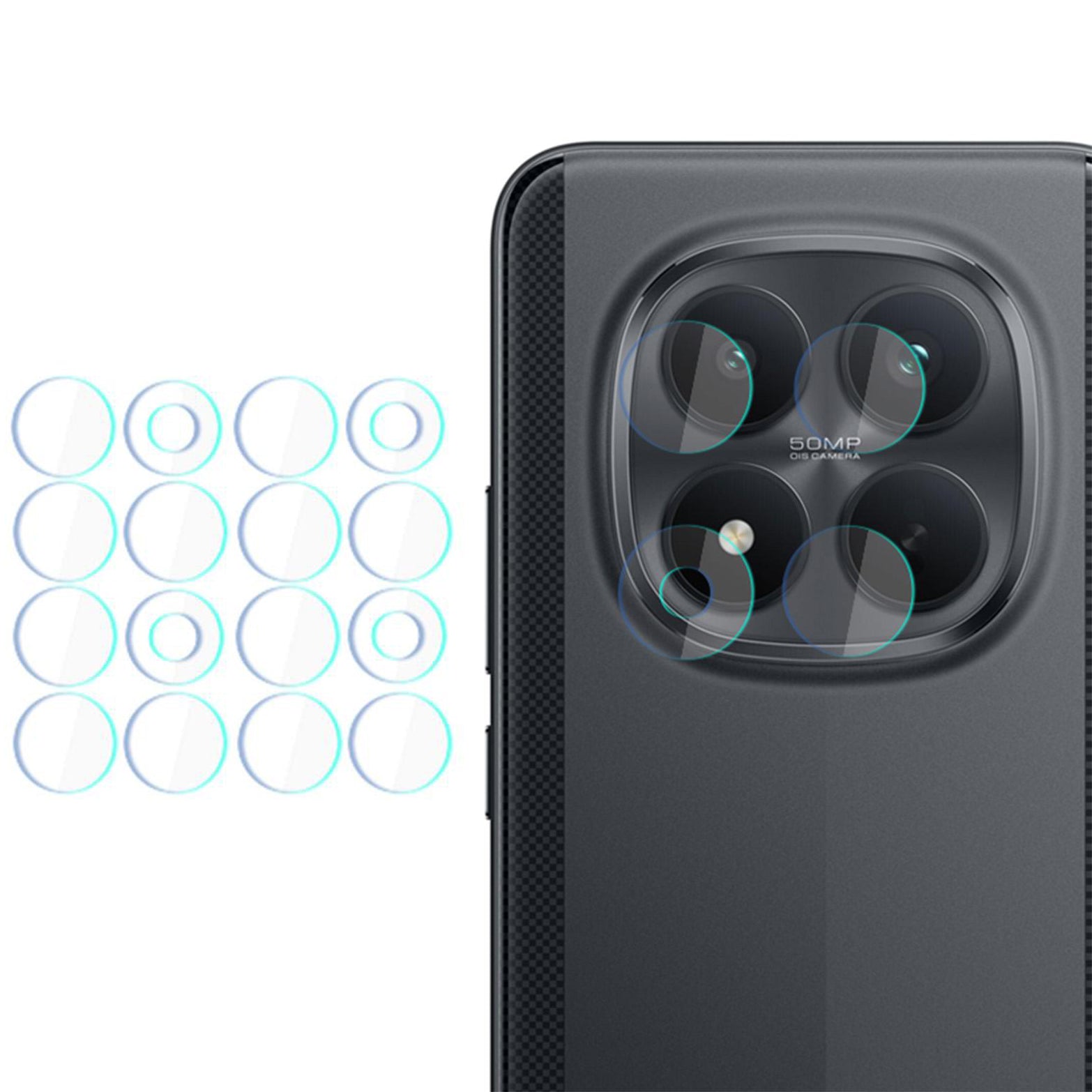 Objektivschutz für Xiaomi POCO M8 Pro 5G, 3mk Lens Protection, 4 Sätze