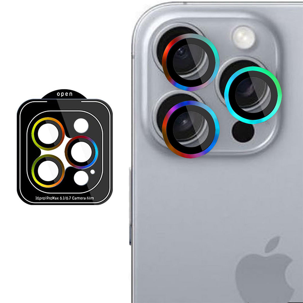 Objektivschutz für iPhone 16 Pro Max / 16 Pro, 3mk Lens Protection Pro, Bunt