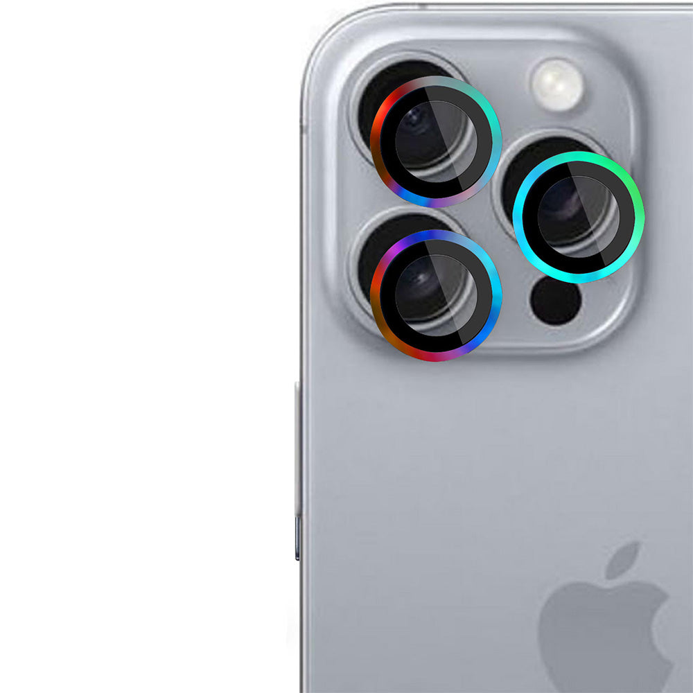 Objektivschutz für iPhone 16 Pro Max / 16 Pro, 3mk Lens Protection Pro, Bunt