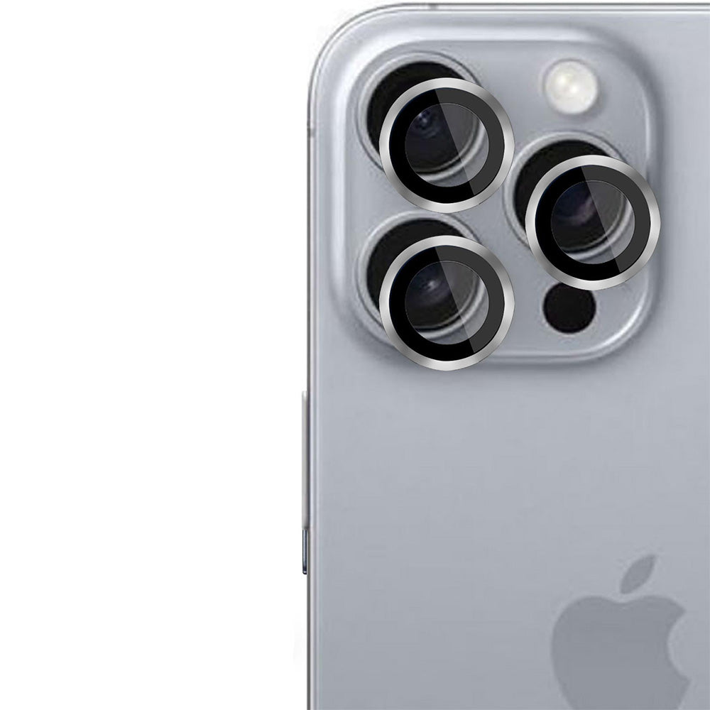 Objektivschutz für iPhone 16 Pro Max / 16 Pro, 3mk Lens Protection Pro, Grau