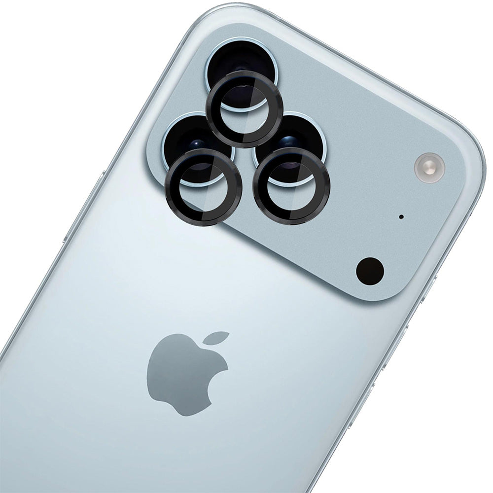 Objektivschutz für iPhone 17 Pro Max / 17 Pro, 3mk Lens Protection Pro, Schwarz