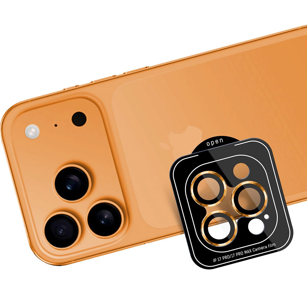 Objektivschutz für iPhone 17 Pro Max / 17 Pro, 3mk Lens Protection Pro, Orange
