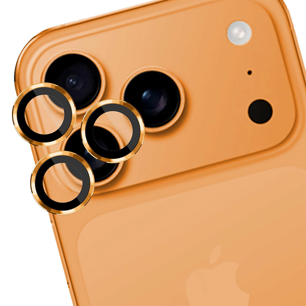 Objektivschutz für iPhone 17 Pro Max / 17 Pro, 3mk Lens Protection Pro, Orange