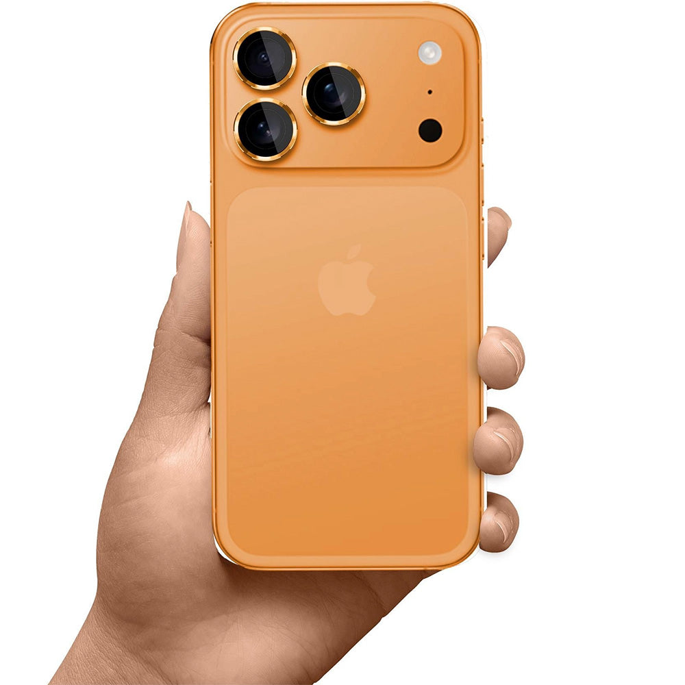 Objektivschutz für iPhone 17 Pro Max / 17 Pro, 3mk Lens Protection Pro, Orange