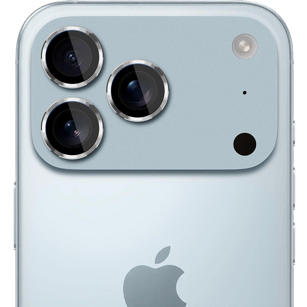 Objektivschutz für iPhone 17 Pro Max / 17 Pro, 3mk Lens Protection Pro, Silbern