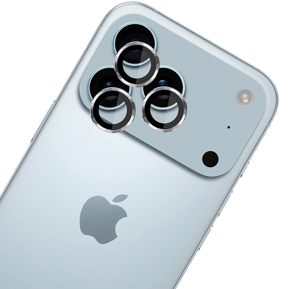 Objektivschutz für iPhone 17 Pro Max / 17 Pro, 3mk Lens Protection Pro, Silbern