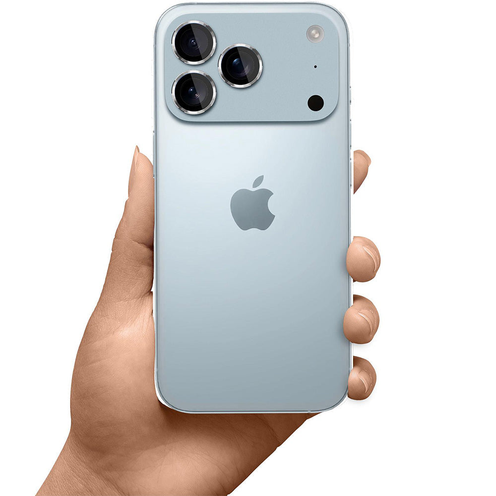 Objektivschutz für iPhone 17 Pro Max / 17 Pro, 3mk Lens Protection Pro, Silbern