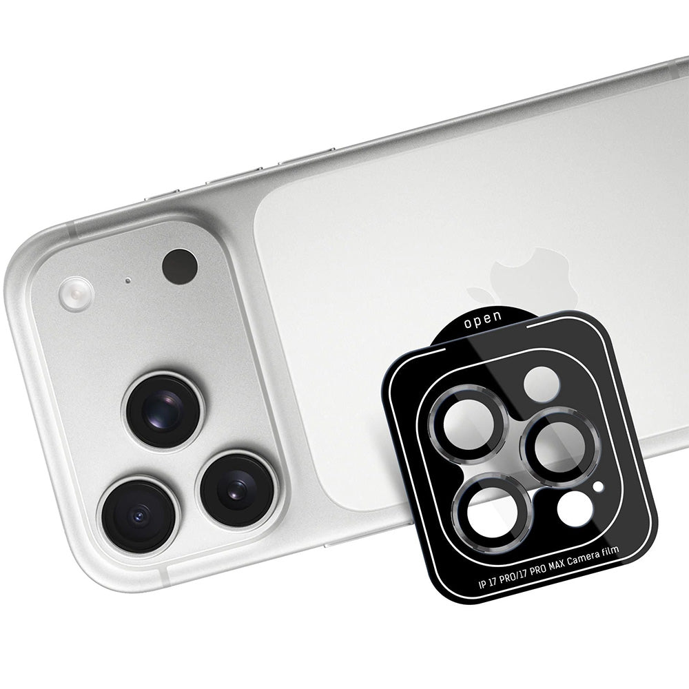 Objektivschutz für iPhone 17 Pro Max / 17 Pro, 3mk Lens Protection Pro, Grau