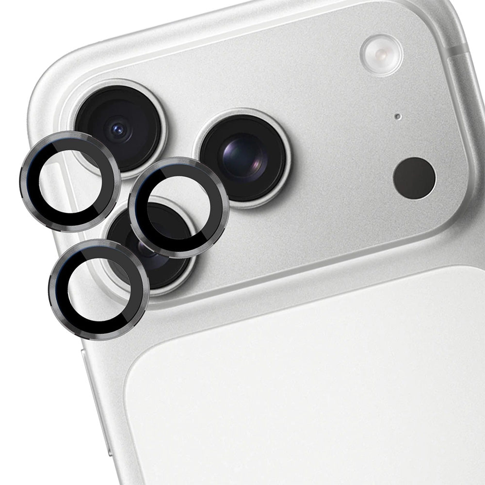 Objektivschutz für iPhone 17 Pro Max / 17 Pro, 3mk Lens Protection Pro, Grau