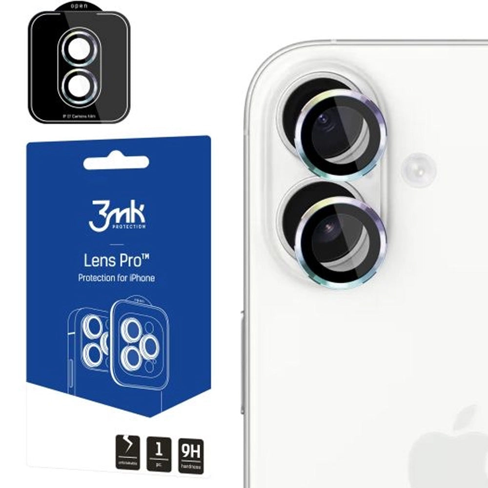 Objektivschutz für iPhone 17, 3mk Lens Protection Pro, Bunt