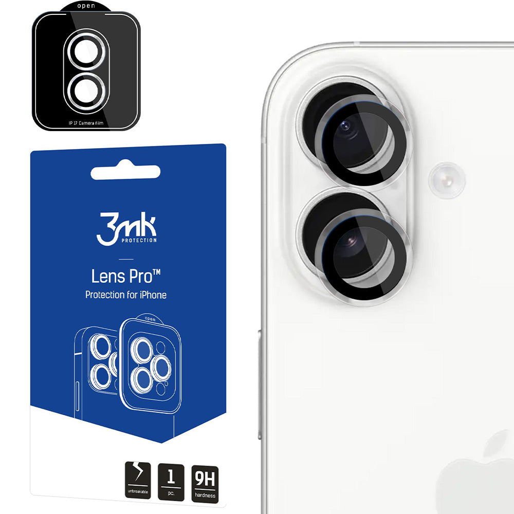 Objektivschutz für iPhone 17, 3mk Lens Protection Pro, Transparent