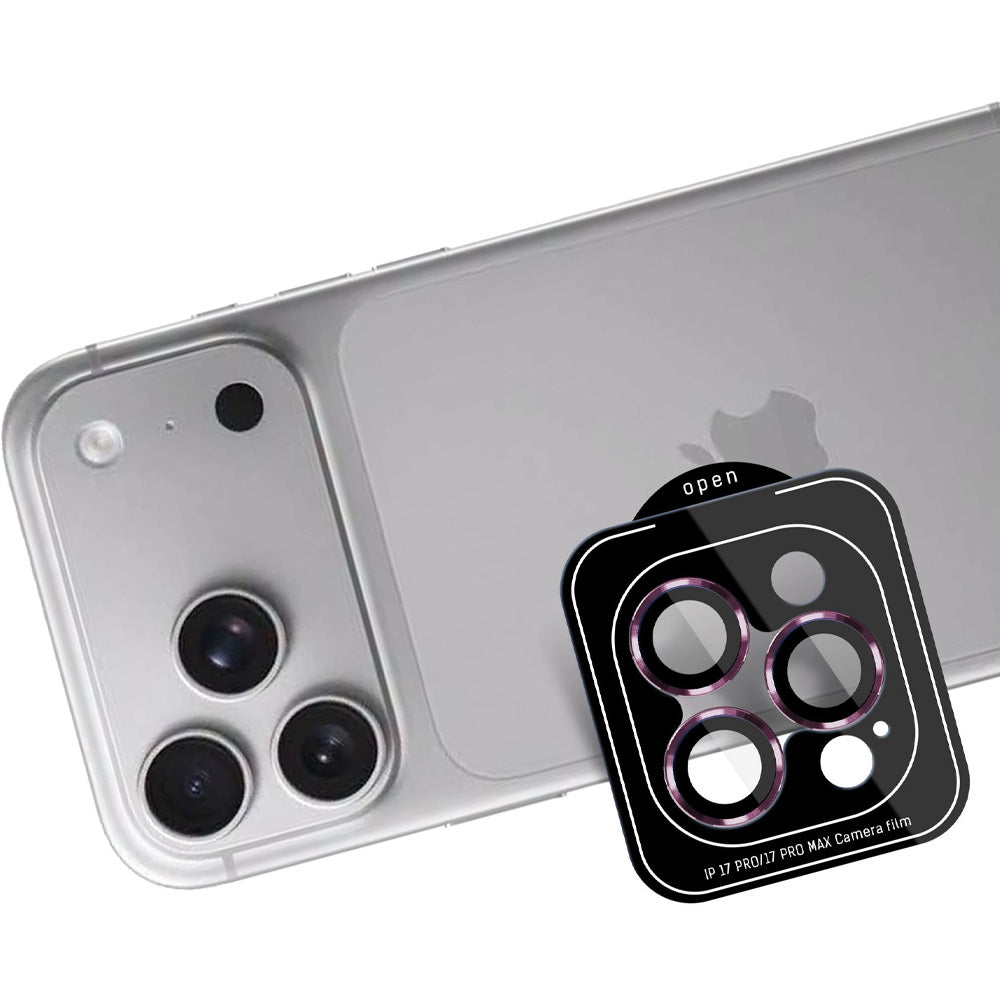Objektivschutz für iPhone 18 Pro / Max, 3mk Lens Protection Pro, Burgunderrot (5/8)