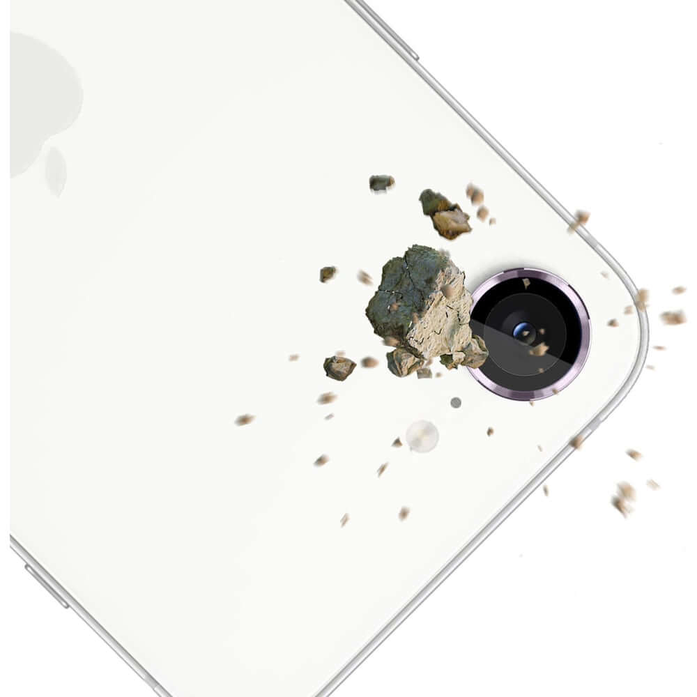Objektivschutz für iPhone 16e, 3mk Lens Protection Pro, Violett