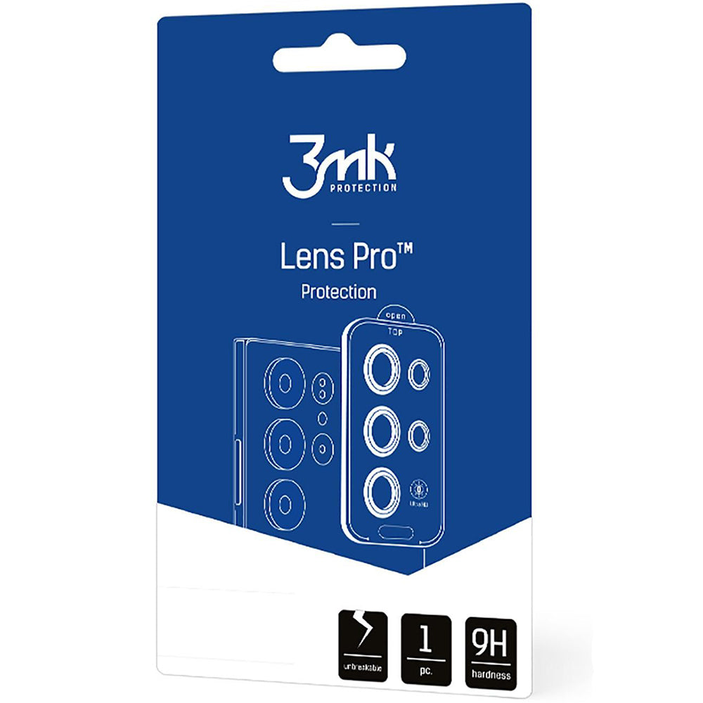Objektivschutz für Samsung Galaxy S25 Ultra, 3mk Lens Protection Pro, Schwarz